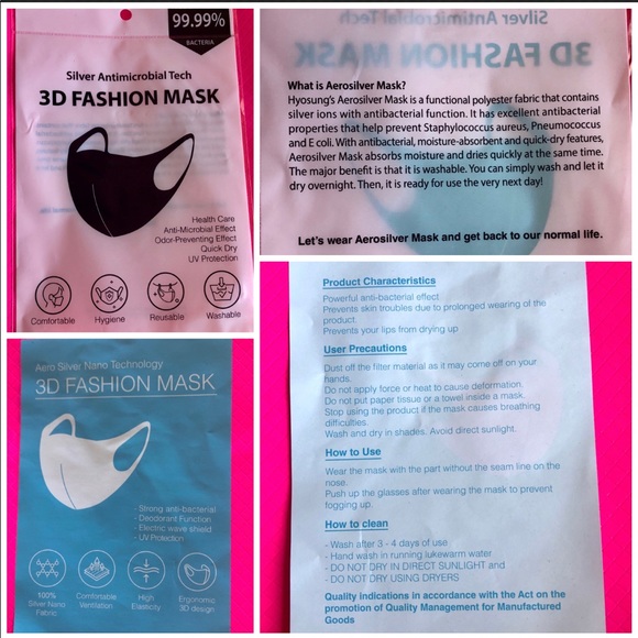 💖NEW Swarovski Crystal Face Mask w/ Heart - Picture 6 of 10